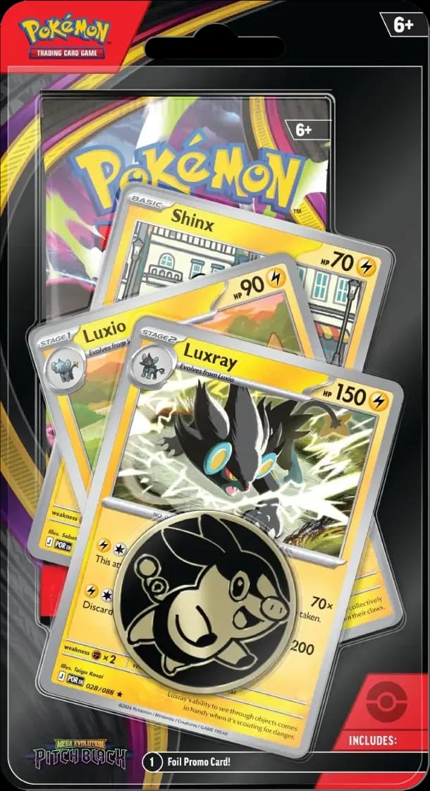 Pitch Black - Luxray Premium Checklane Blister