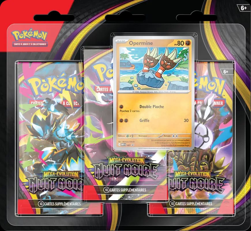 Pitch Black - Three Pack Blister - Binacle