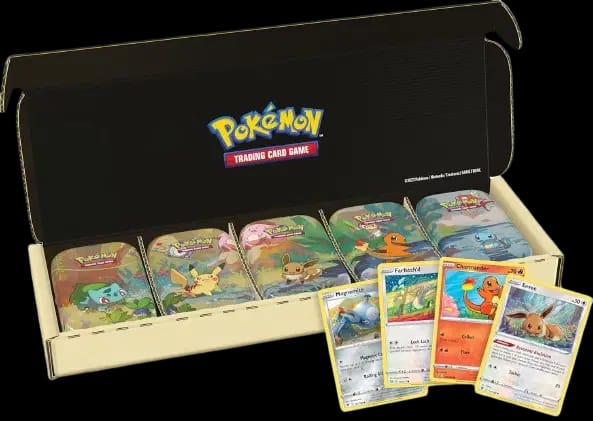 Amazon Kanto Friends Mini Tin 5-Pack Bundle