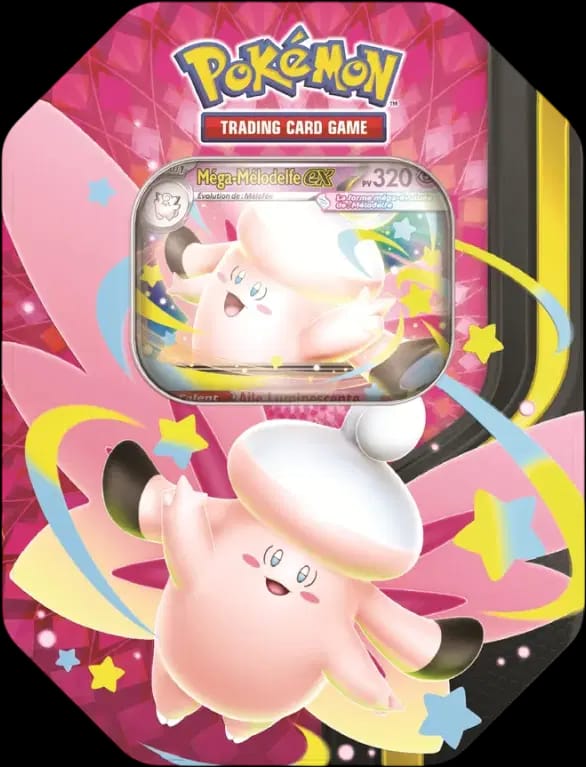 Mega Moonlit Tin Mega Clefable-ex
