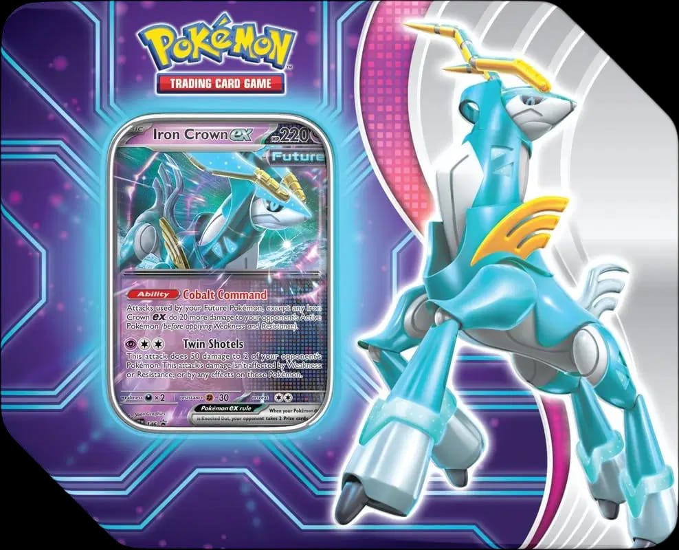 Paradox Destinies Tins: Iron Crown ex Tin 🇺🇸