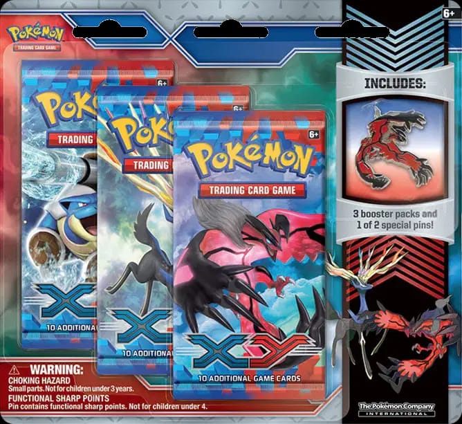 XY - Pin Three Pack Blister - Yveltal