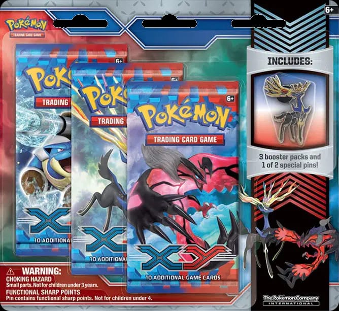 XY - Pin Three Pack Blister - Xerneas