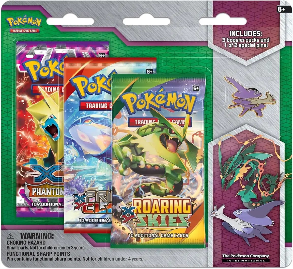 Roaring Skies - Pin Three Pack - Mega Latios