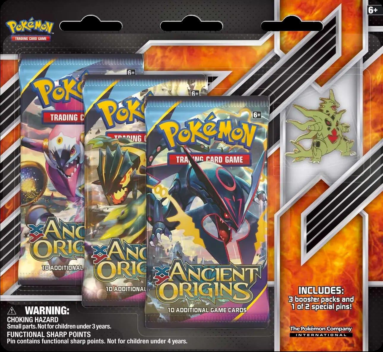Ancient Origins - Pin Three Pack Blister - Mega Tyranitar