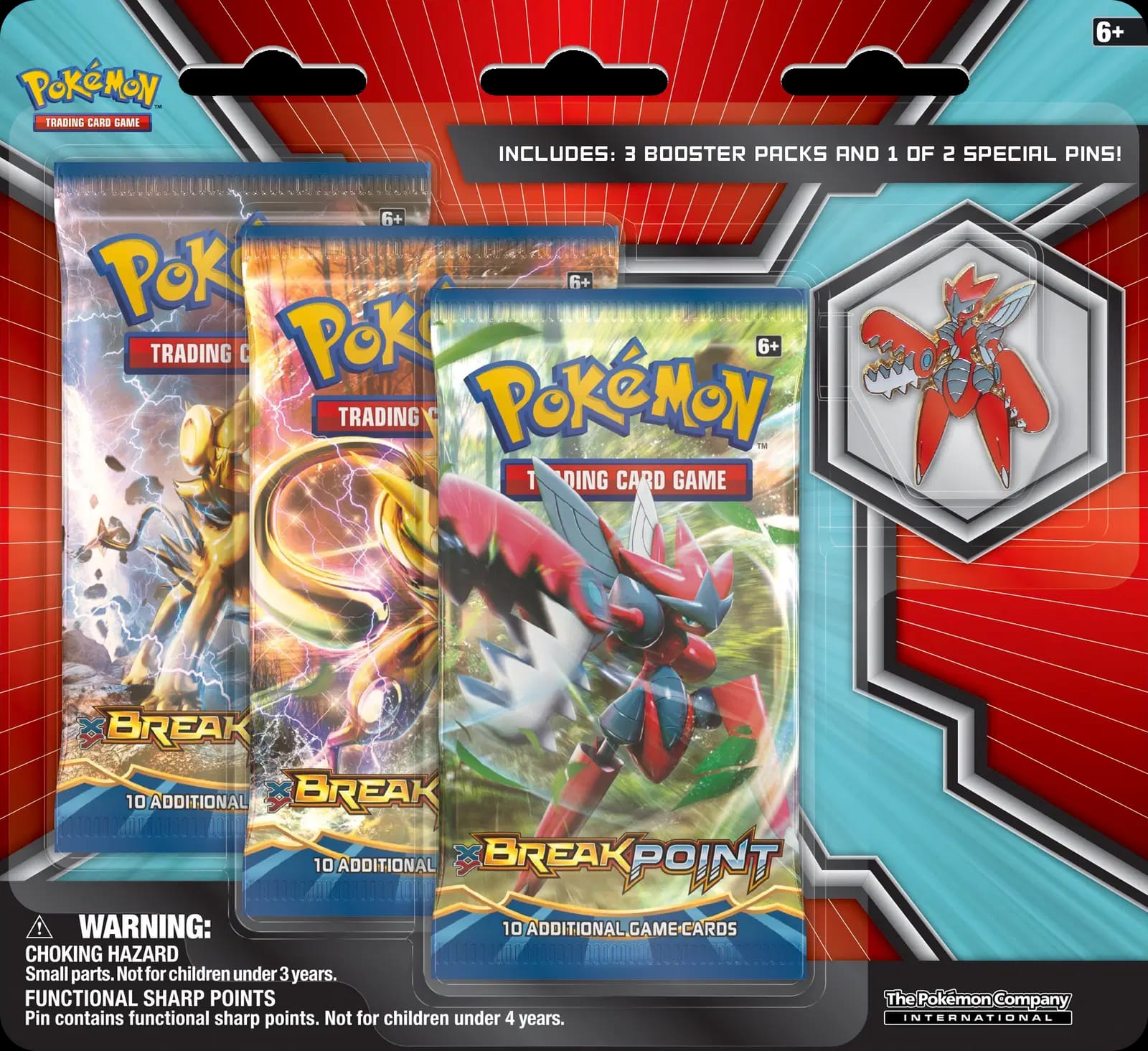 BREAKpoint - Three Pack Pin Blister - Mega Scizor