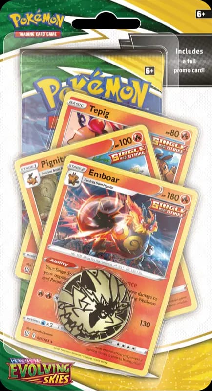 Evolving Skies - Emboar Premium Checklane Blister