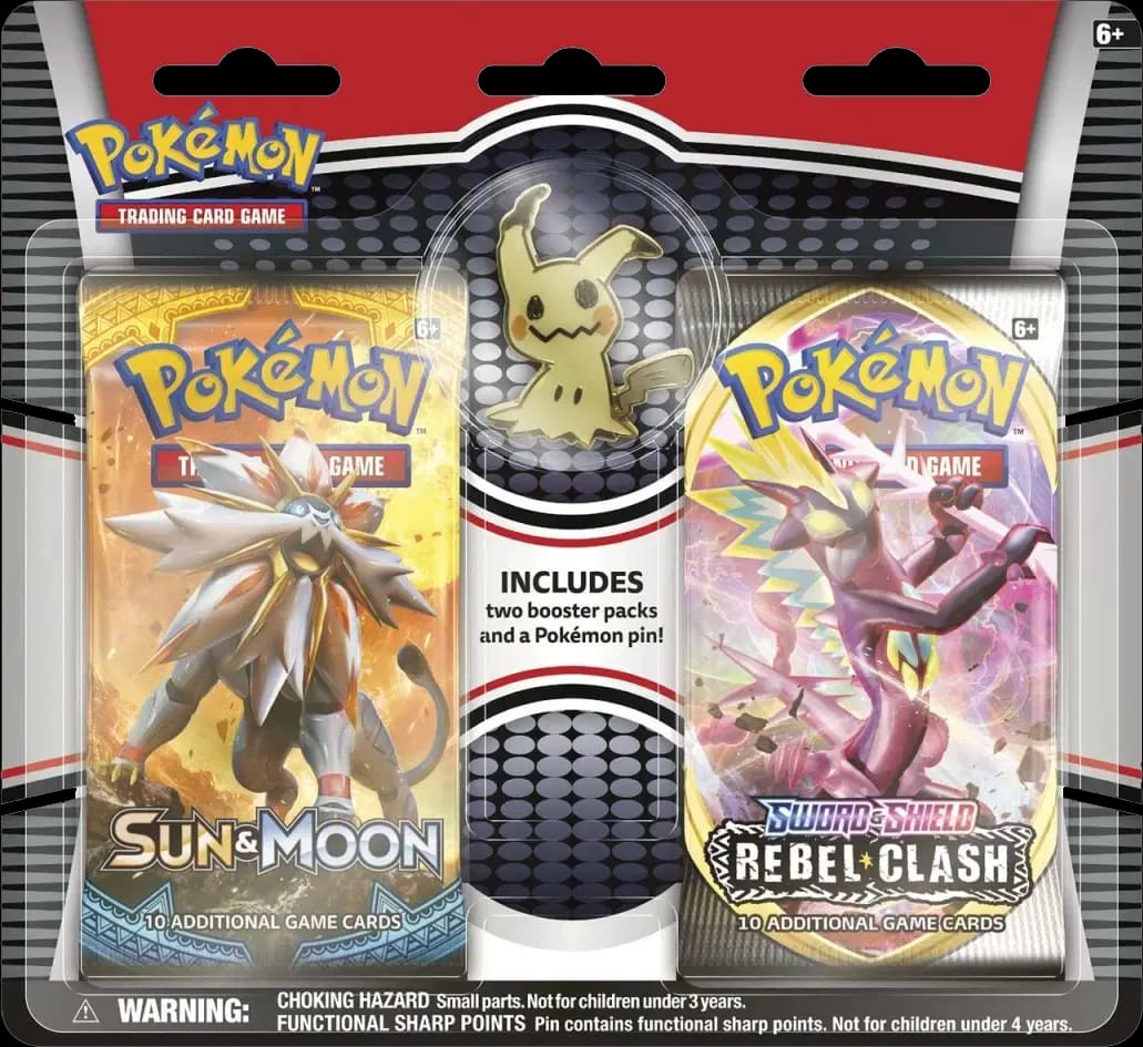 Mimikyu Pin 2-Pack Blister