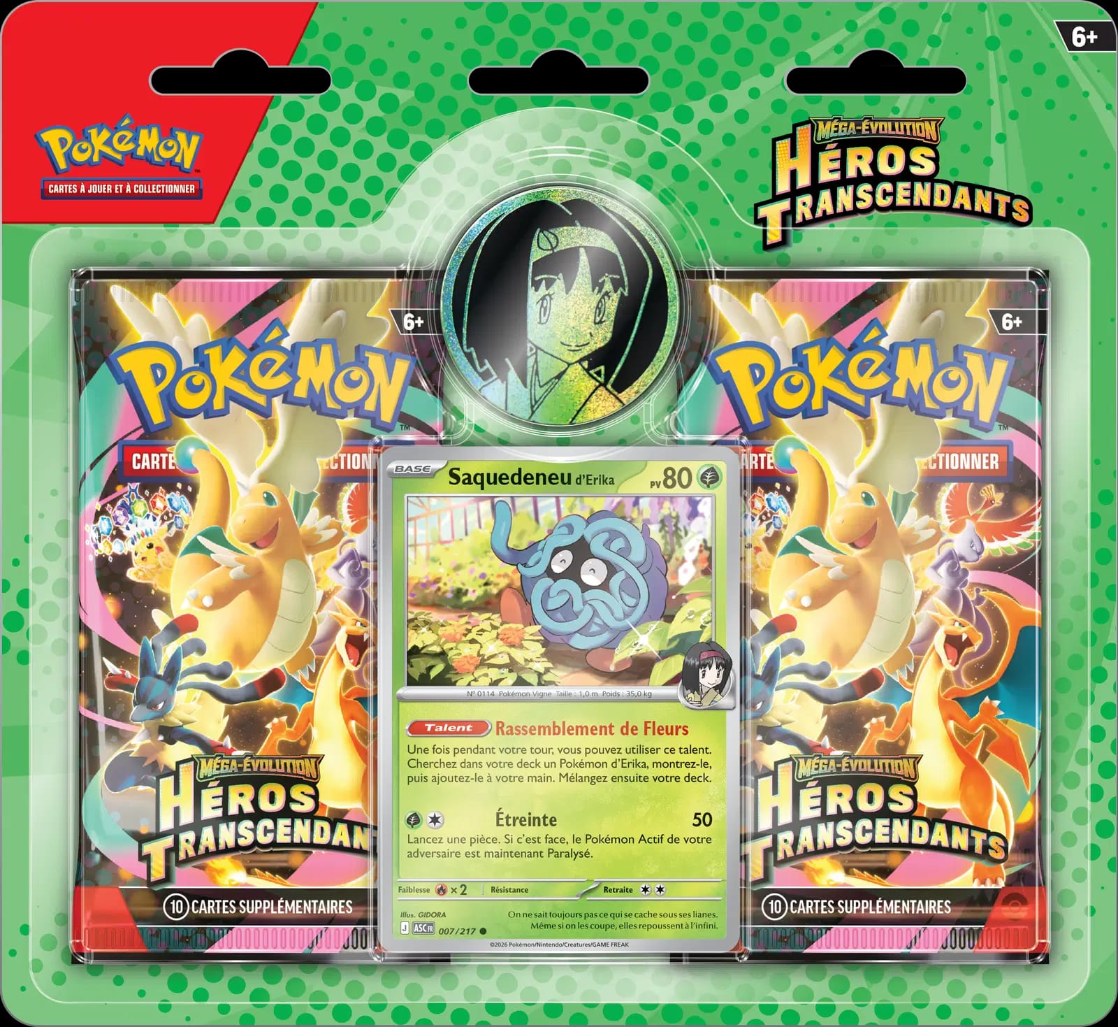Ascended Heroes - Erika's Tangela 2-Pack Blister