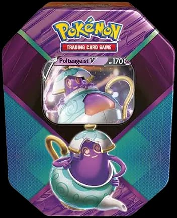 Galar Challengers Polteageist-V Tin