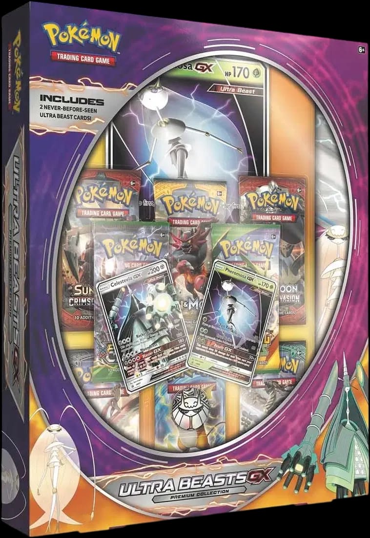 Ultra Beasts GX Premium Pheromosa-GX & Celesteela-GX Collection