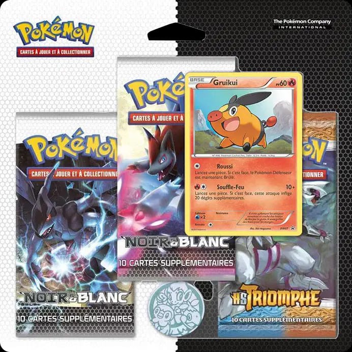 Black and White Tepig 3-Pack