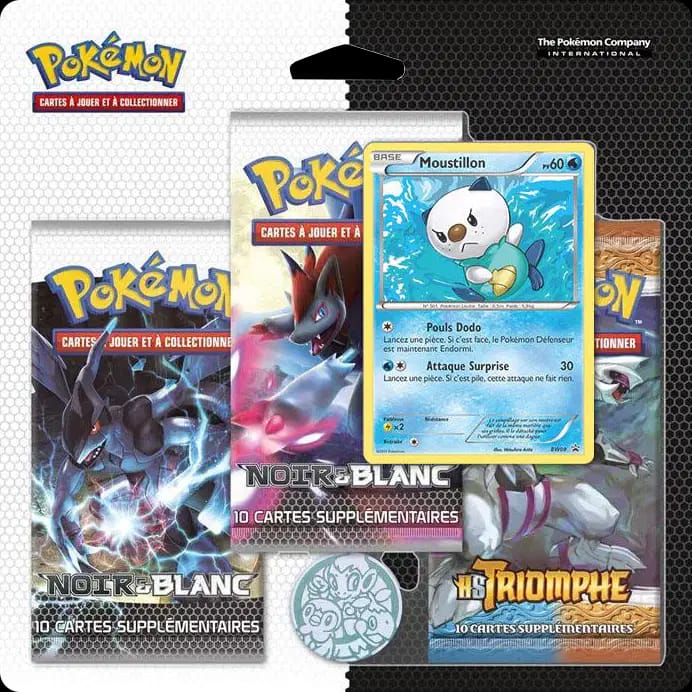 Black and White Oshawott 3-Pack
