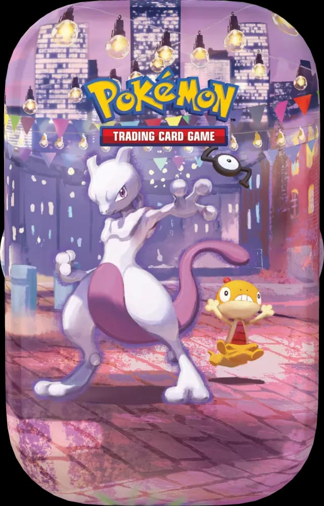 30th Celebration Mini Tin - Mewtwo and Scraggy