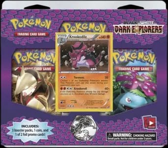 Dark Explorers - Krookodile 3-Pack Blister
