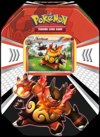 Evolved Battle Action Emboar Tin 🇮🇹