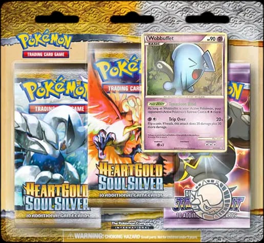 HeartGold SoulSilver Wobbuffet 3-Pack Blister