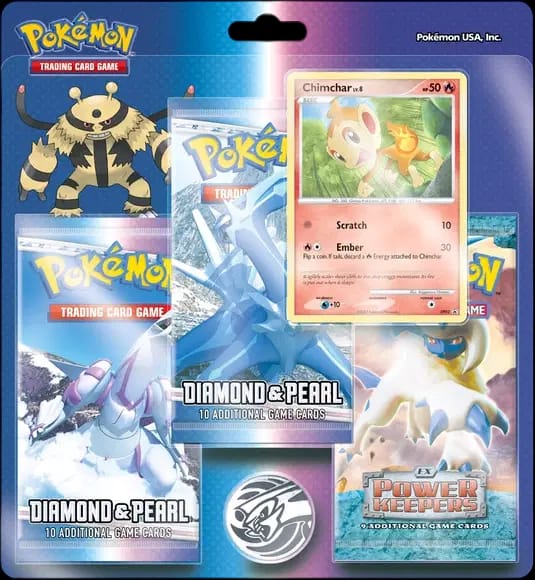 Diamond & Pearl Chimchar 3-Pack Blister