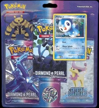 Diamond & Pearl Piplup 3-Pack Blister