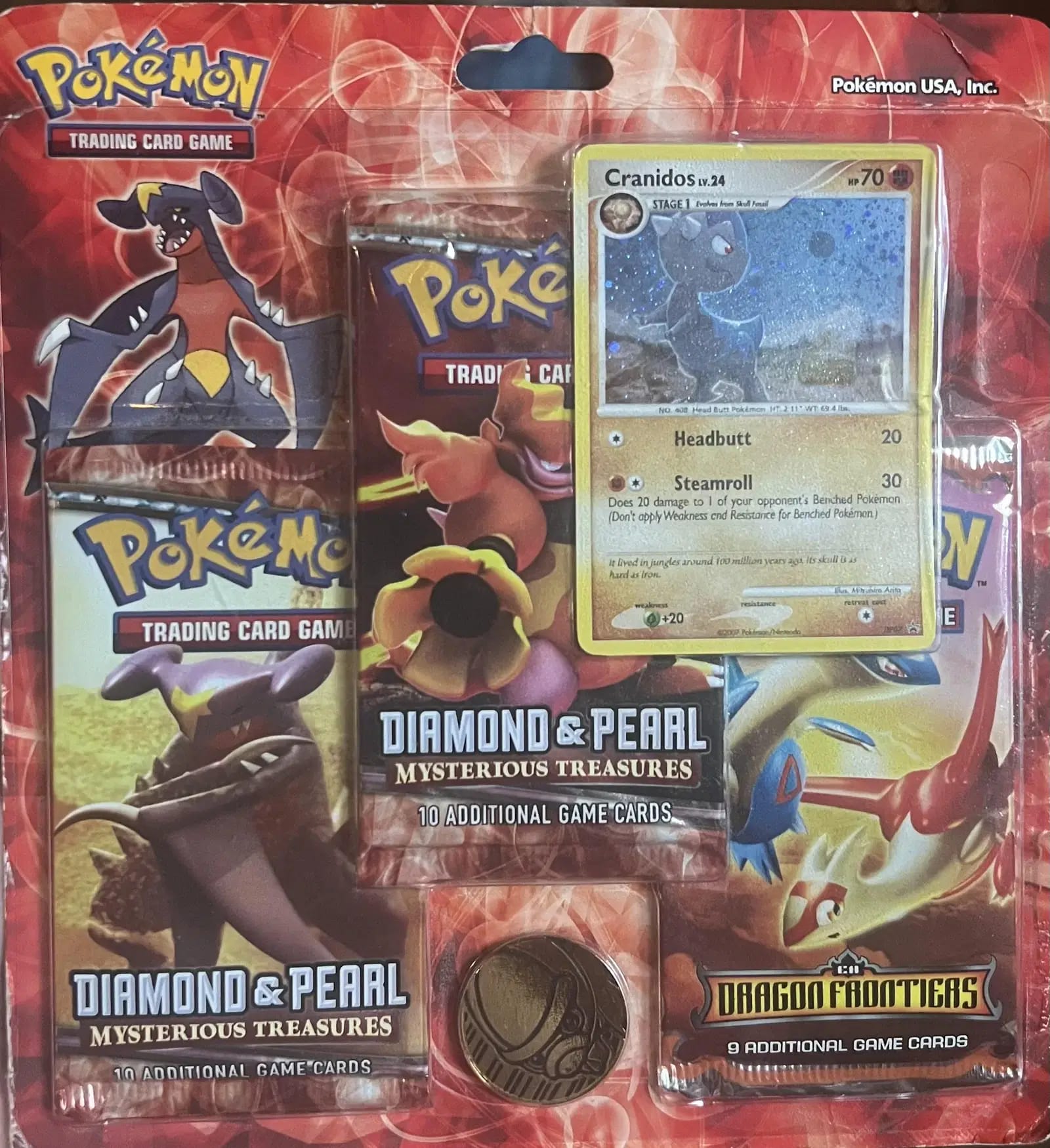 Mysterious Treasures Cranidos 3-Pack Blister