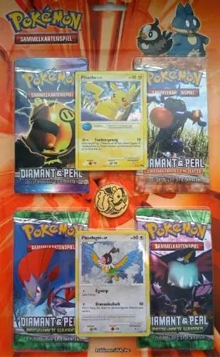 DP Value Pack 2 - Pikachu and Chatot - Red