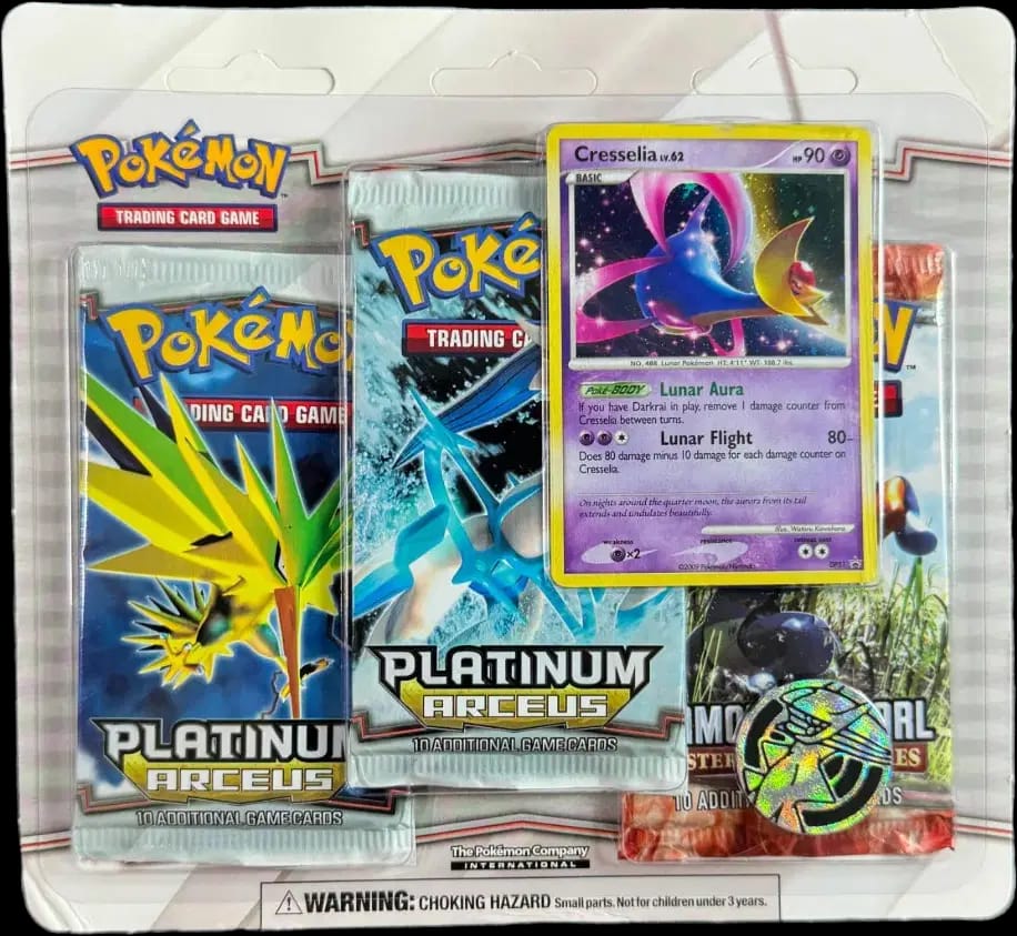 Arceus Cresselia 3-Pack Blister
