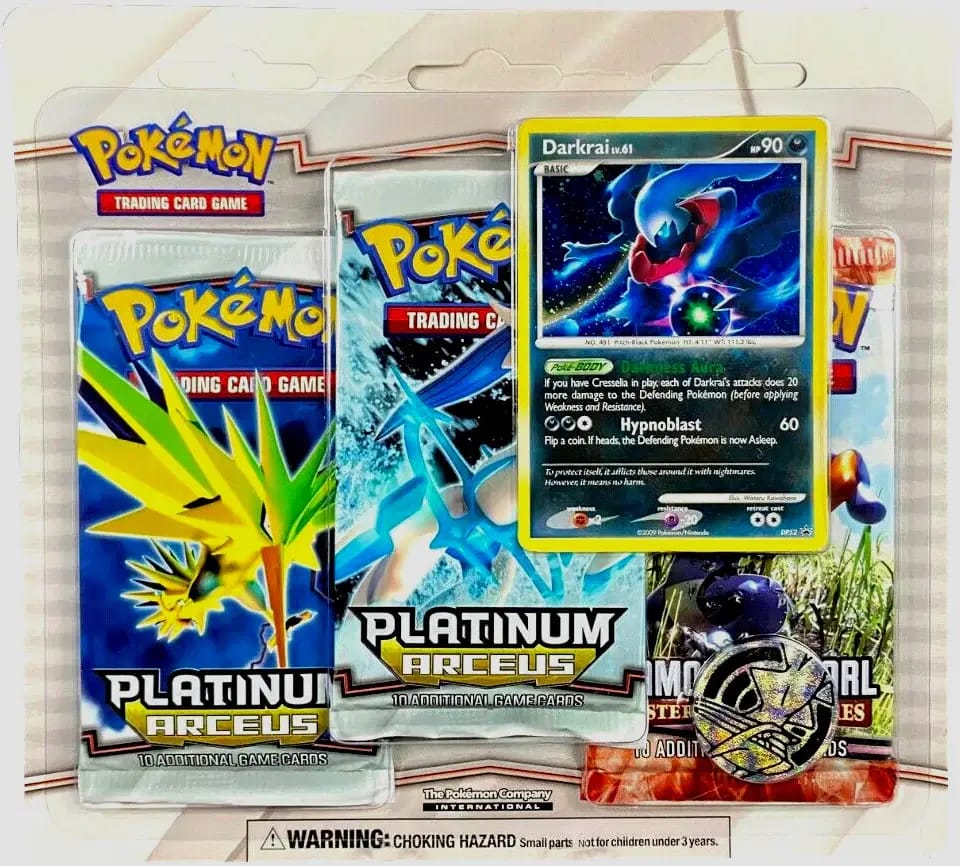 Arceus Darkrai 3-Pack Blister