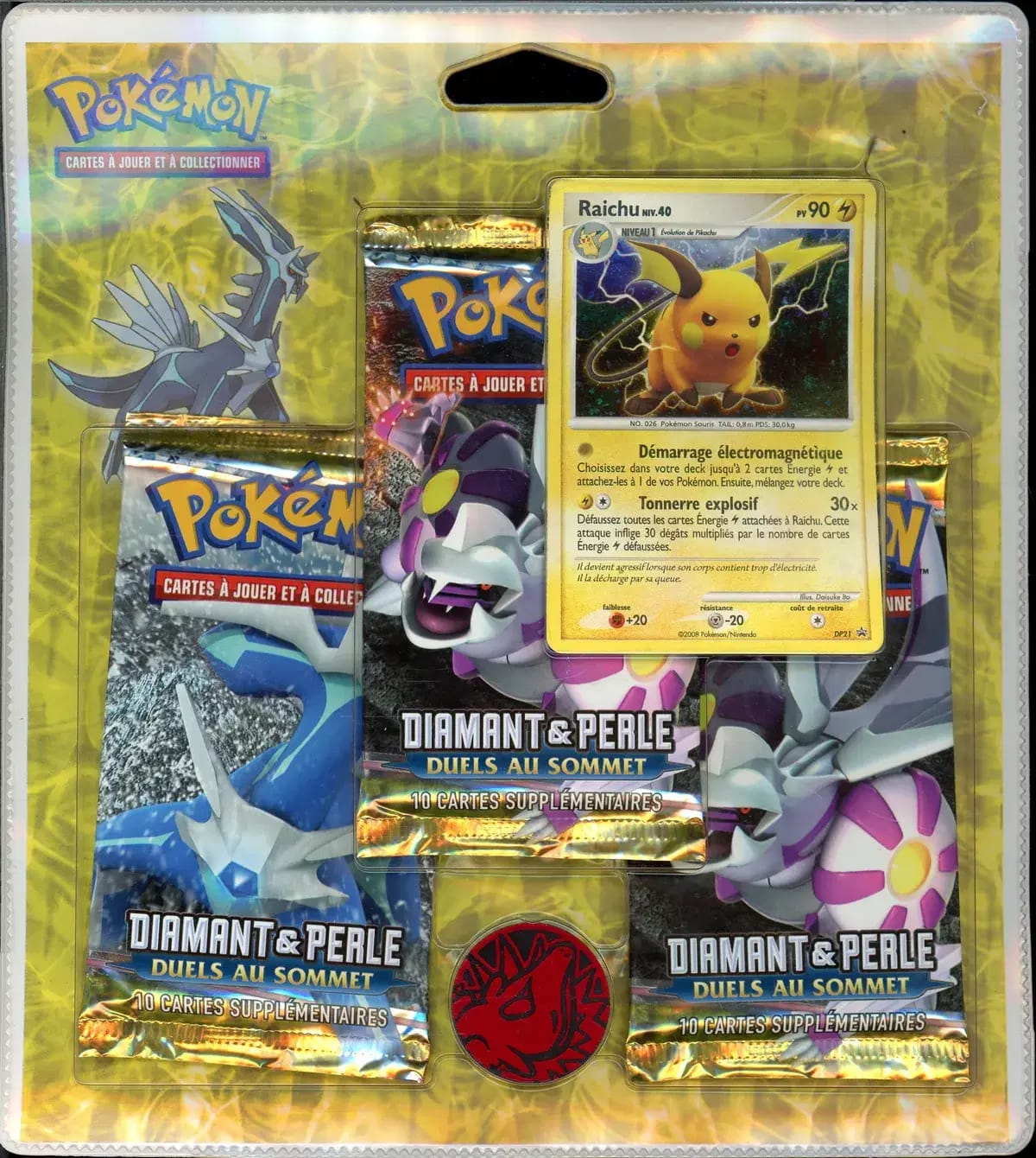 Great Encounters Raichu 3-Pack Blister