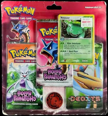 EX Holon Phantoms - Venusaur 3-Pack Blisters