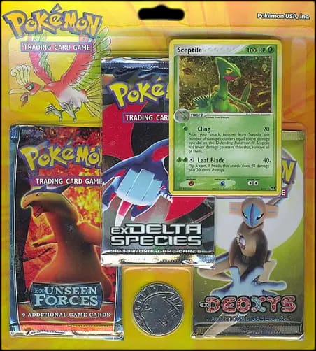 EX Unseen Forces - Sceptile 3-Pack Blisters