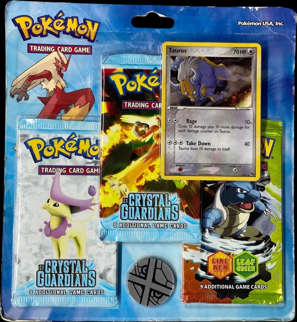 EX Crystal Guardians - Tauros 3-Pack Blisters