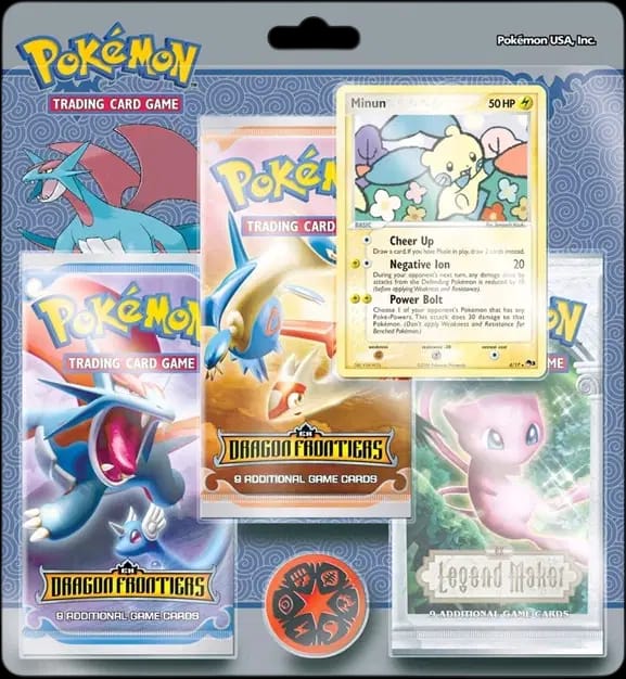 EX Dragon Frontiers - Minun 3-Pack Blister