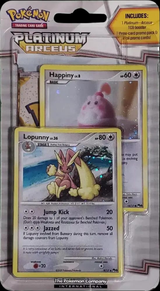 Arceus - Lopunny & Happiny Blister