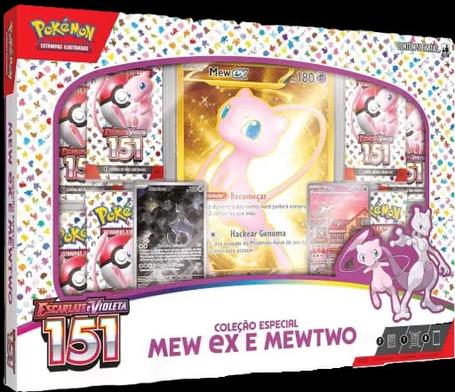 151 Mew ex & Mewtwo Special Collection 🇧🇷