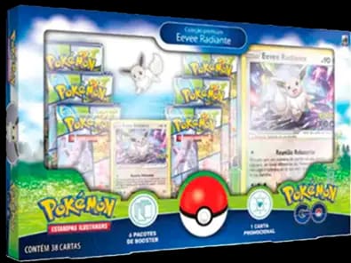 Pokémon GO Eevee Radiante Coleção Premium 🇧🇷