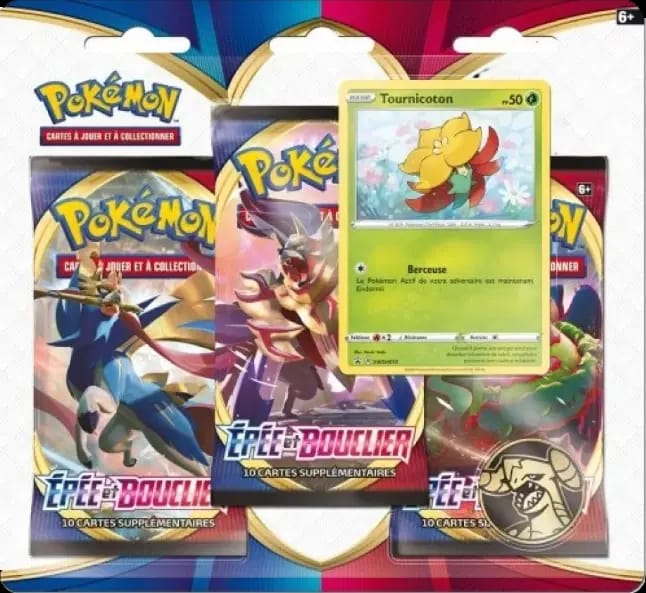 Sword & Shield - Three Pack Blister - Gossifleur
