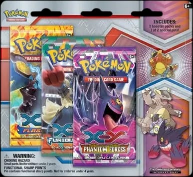 Mega Evolution Collector's Pin Three Pack Blisters - Mega Kangaskhan