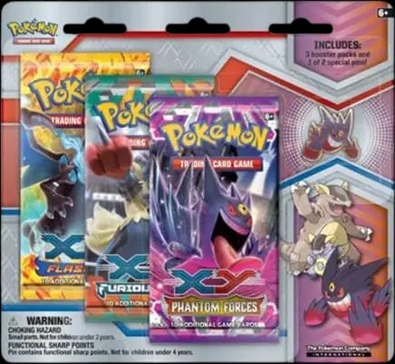 Mega Evolution Collector's Pin Three Pack Blisters - Mega Gengar