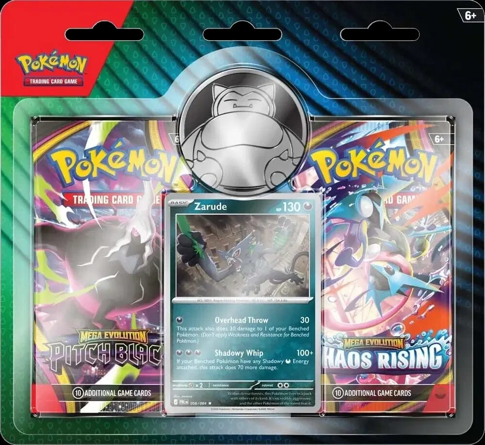 Mega Evolution - Pitch Black - Zarude 2-Pack Blister
