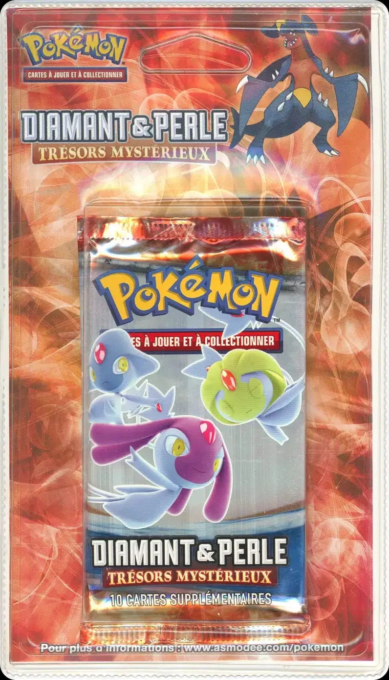 Diamond & Pearl : Mysterious Treasures Booster - Uxie, Mesprit & Azelf Blister