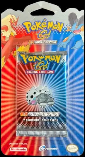 EX : Ruby & Sapphire Booster - Lairon Blister 🇺🇸