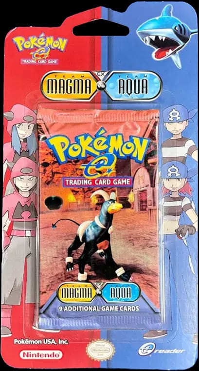 EX : Team Magma VS Team Aqua Booster - Houndoom Blister 🇺🇸