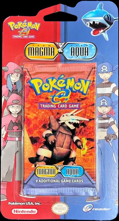 EX : Team Magma VS Team Aqua Booster - Aggron Blister 🇺🇸