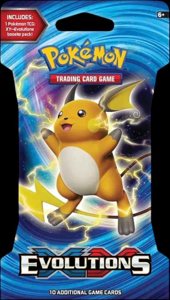 Evolutions Booster - Raichu Blister 🇺🇸