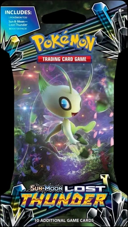 Lost Thunder Booster - Celebi Blister 🇺🇸
