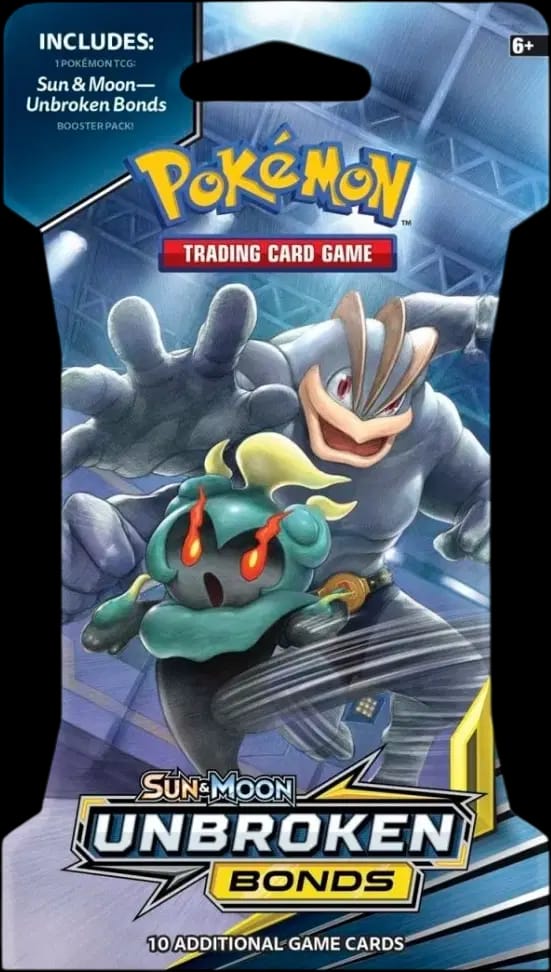 Unbroken Bonds Booster - Marshadow & Machamp Blister 🇺🇸