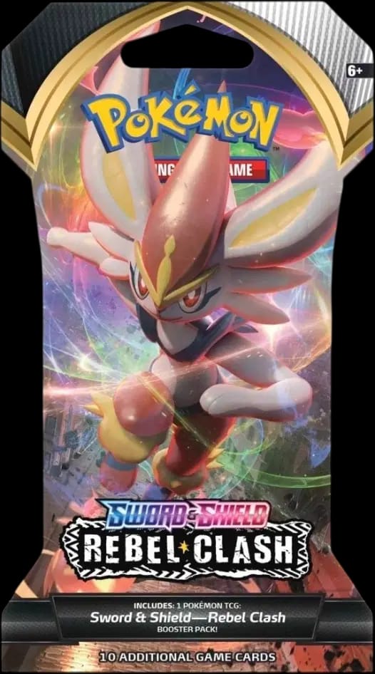 Rebel Clash Booster - Cinderace Blister 🇺🇸