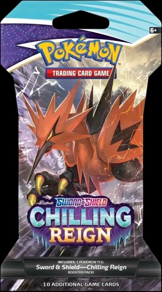 Chilling Reign Booster - Galarian Zapdos Blister 🇺🇸