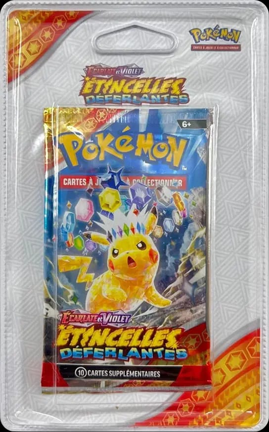 Surging Sparks Booster - Pikachu Plastic Blister