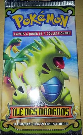 EX : Dragon Frontiers Booster - Tropius & Tyranitar